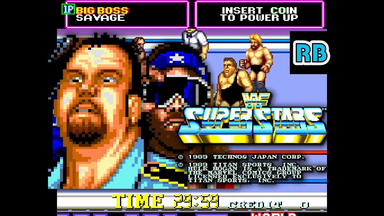 1989 [60fps] WWF Superstars Boss Man & Savage ALL