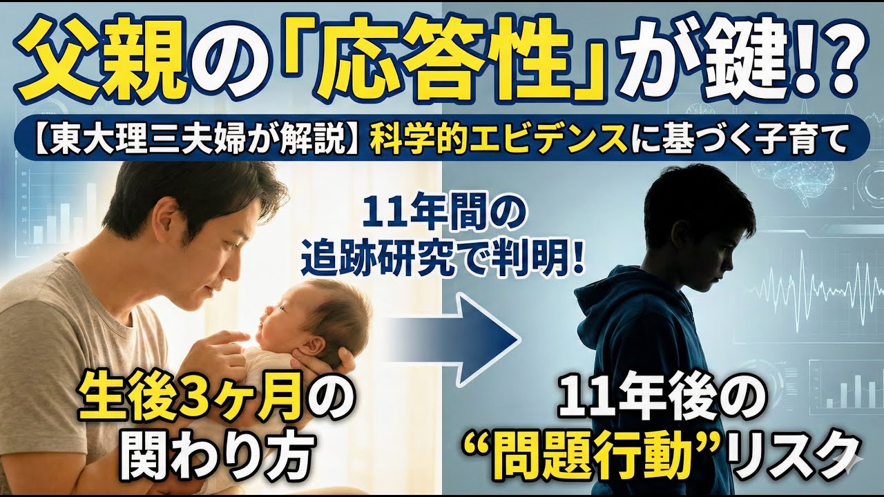 生後3か月の父親対応が、11年後に“結果”として現れる