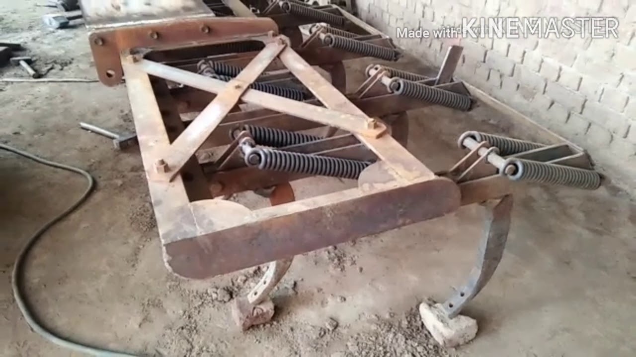 Making of cultivator and Moving with fiat 640 in field powerful performance
