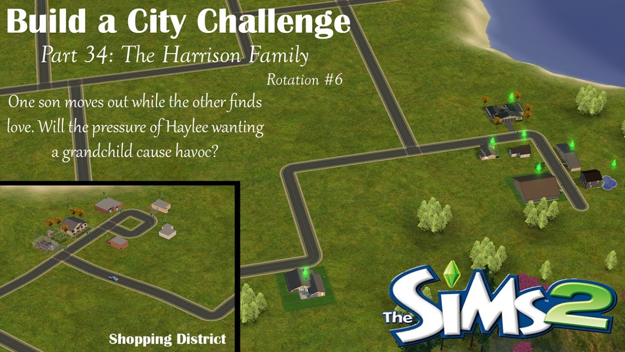 Sims 2 Build a City Challenge (Part 34) | Harrison Family | This Family is Always Peaceful