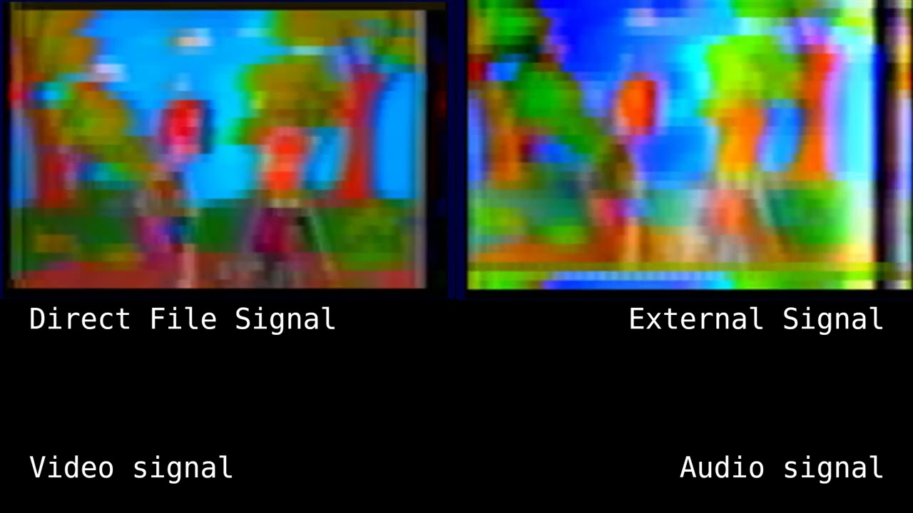 The Weird Al Show but its a poor quality NBSC signal