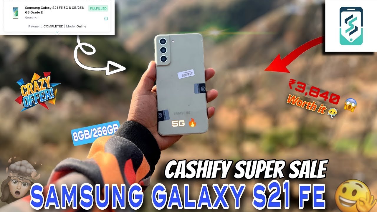 Chipset Samsung galaxy s21 fe ⚡️ from Cashify super seal 🔥 price ₹3,840 😱