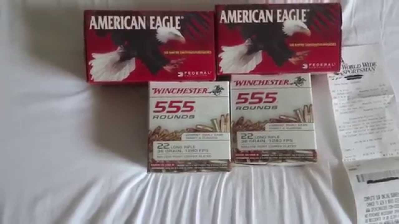 HUGE!!.22lr AMMO SCORE!