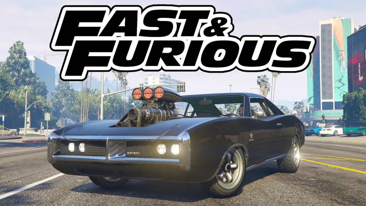 Fast and Furious Dodge Challenger rebuild in GTA 5