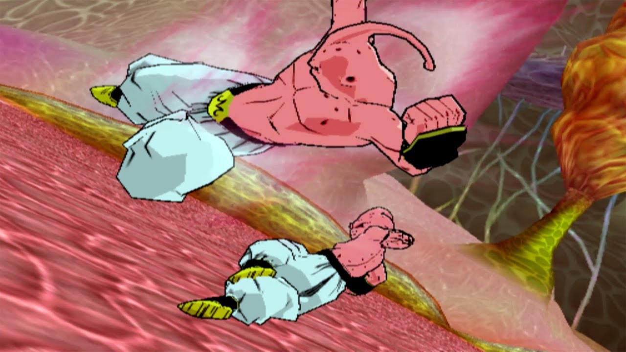 Dragon Ball Z Budokai 3 Super Buu vs Pequeño Buu (CPU vs CPU)