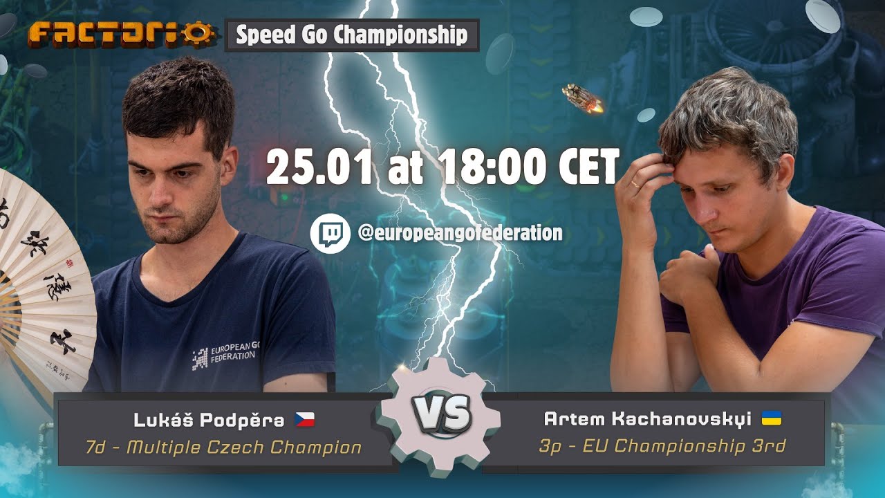 Artem Kachanovskyi 3-pro vs Lukas Podepra 7-dan | Factorio Speed Go Championship Ro8