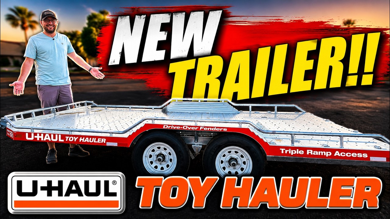 The New U-Haul Toy Hauler Trailer Has Me HYPED (Here’s Why!)
