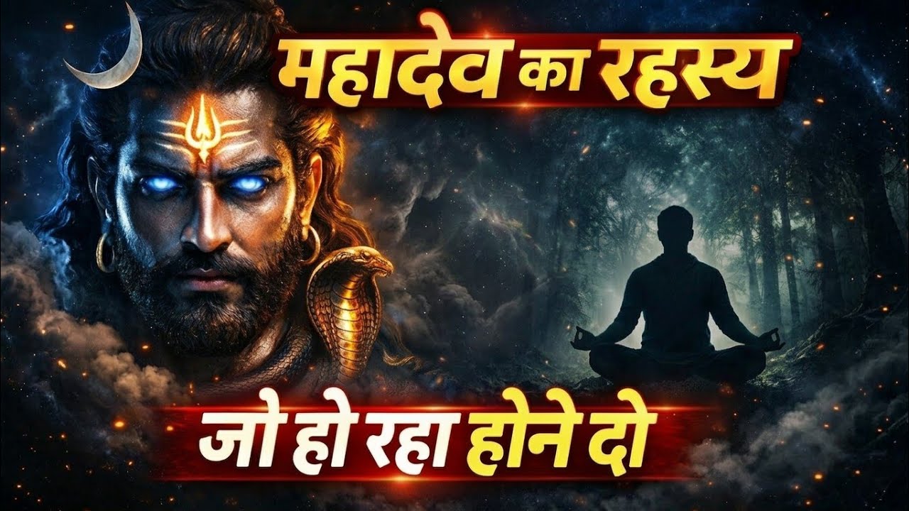 जब जीवन टूट रहा हो ये सुनो | Lord Shiva Powerful Message | Jo Ho Raha Hone Do