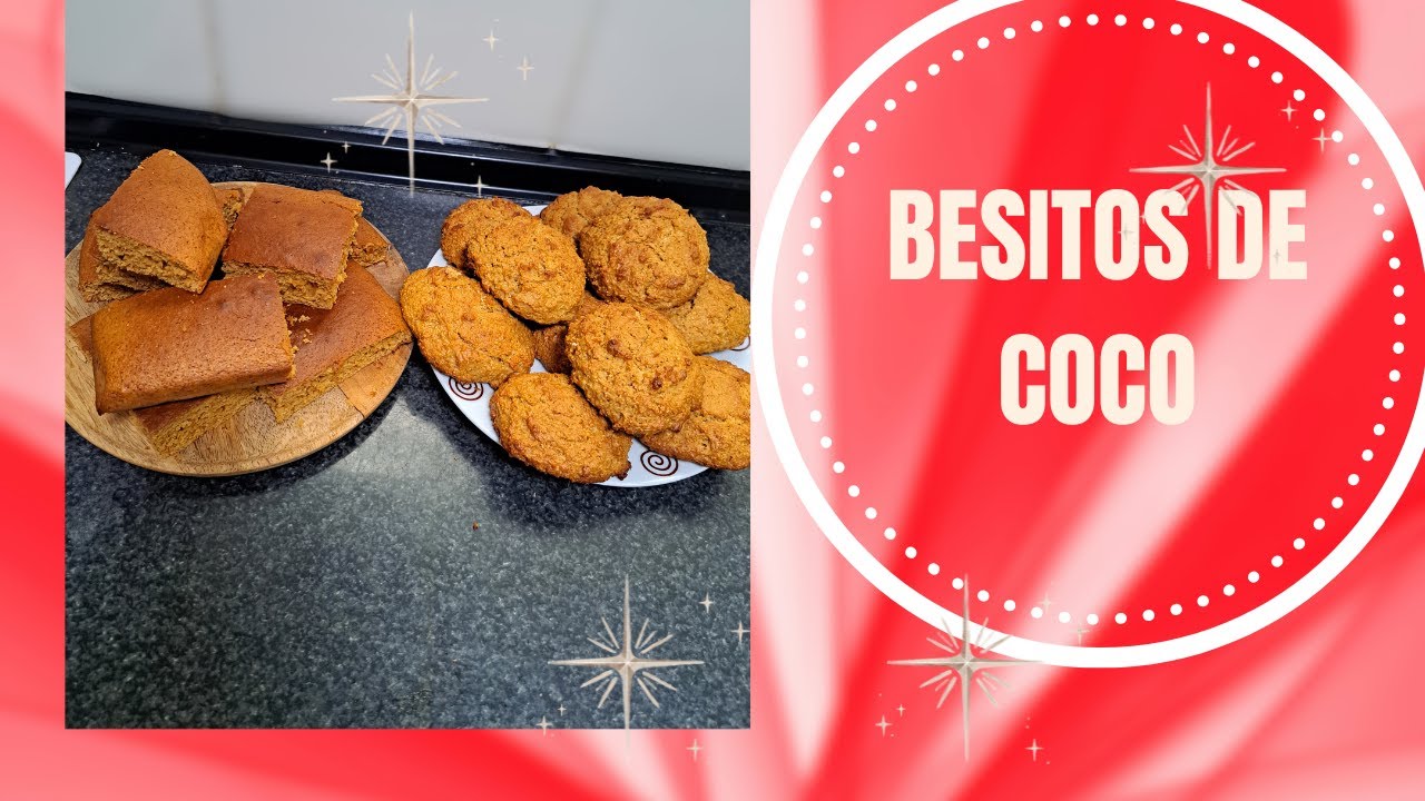 Besitos de Coco y Cortados Venezolanos 2Recetas con Una sola masa