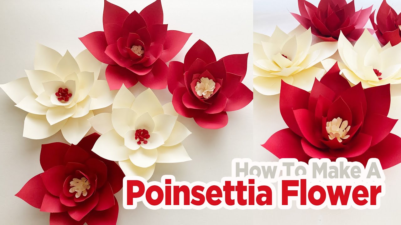 How To Make a Poinsettia 2022 | Christmas Decoration DIY