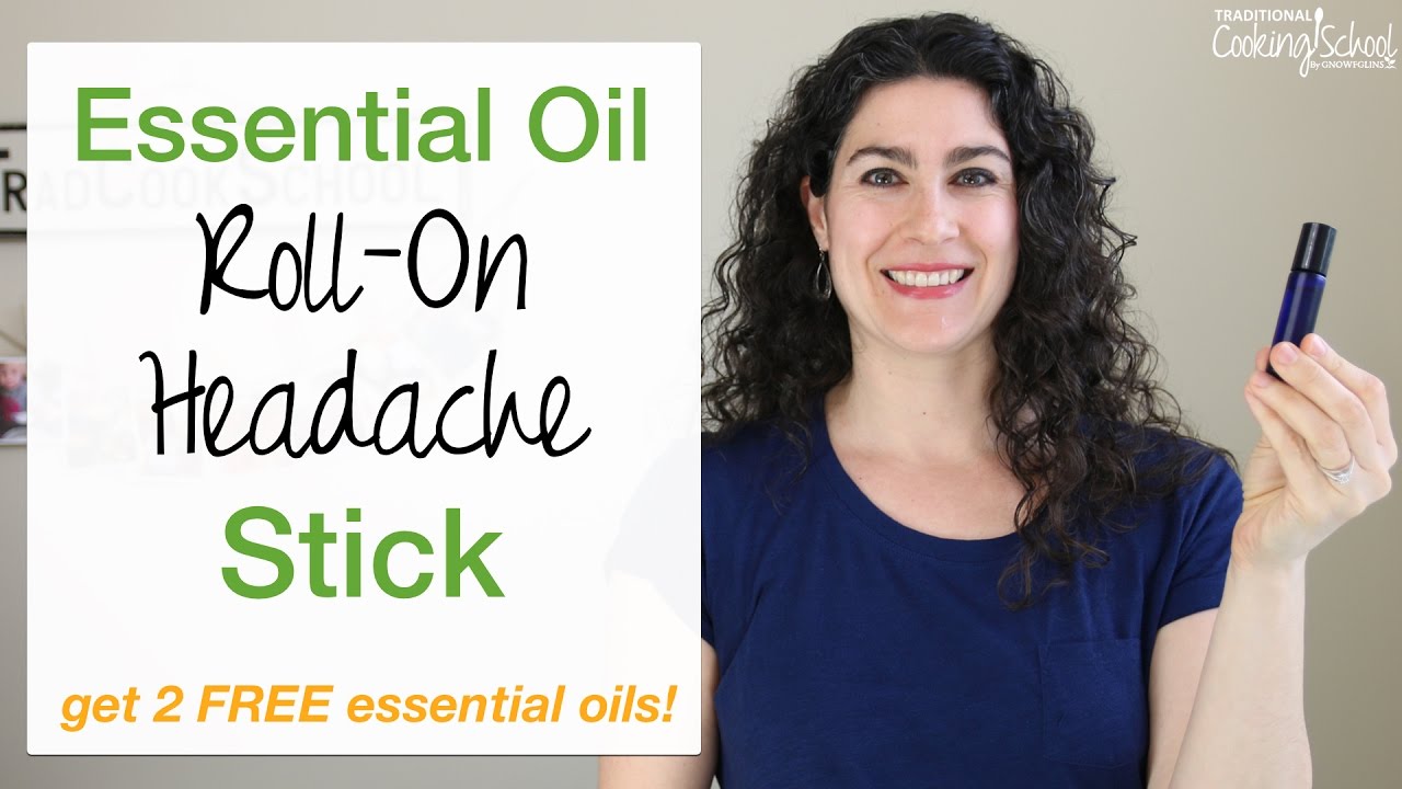 Homemade Essential Oil Roll On Headache Stick