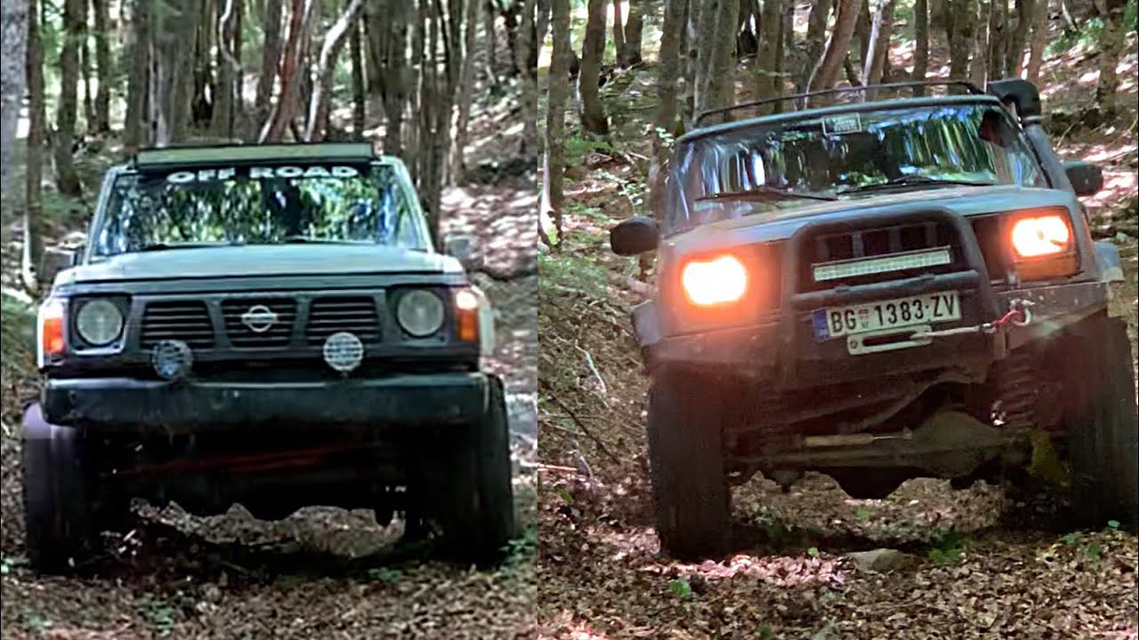 OFF ROAD - NISSAN PATROL VS JEEP CHEROKEE VS CAN-AM