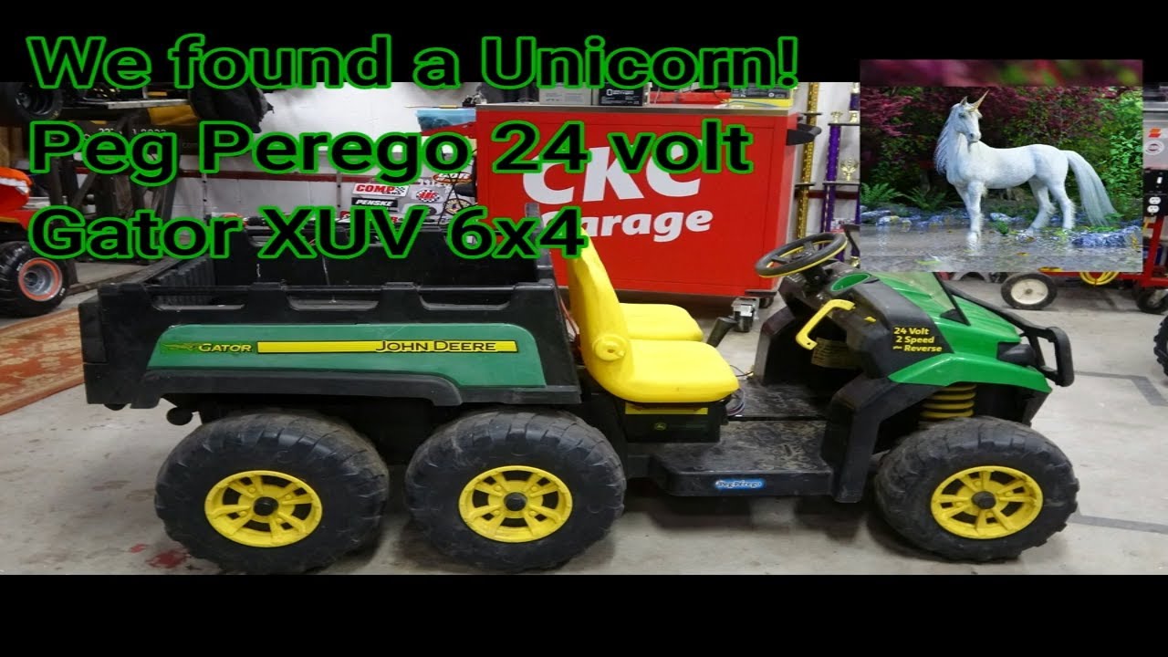 Barn Find- Epic peg perego gator 6x4 Best Ride-On ever? #unicorn