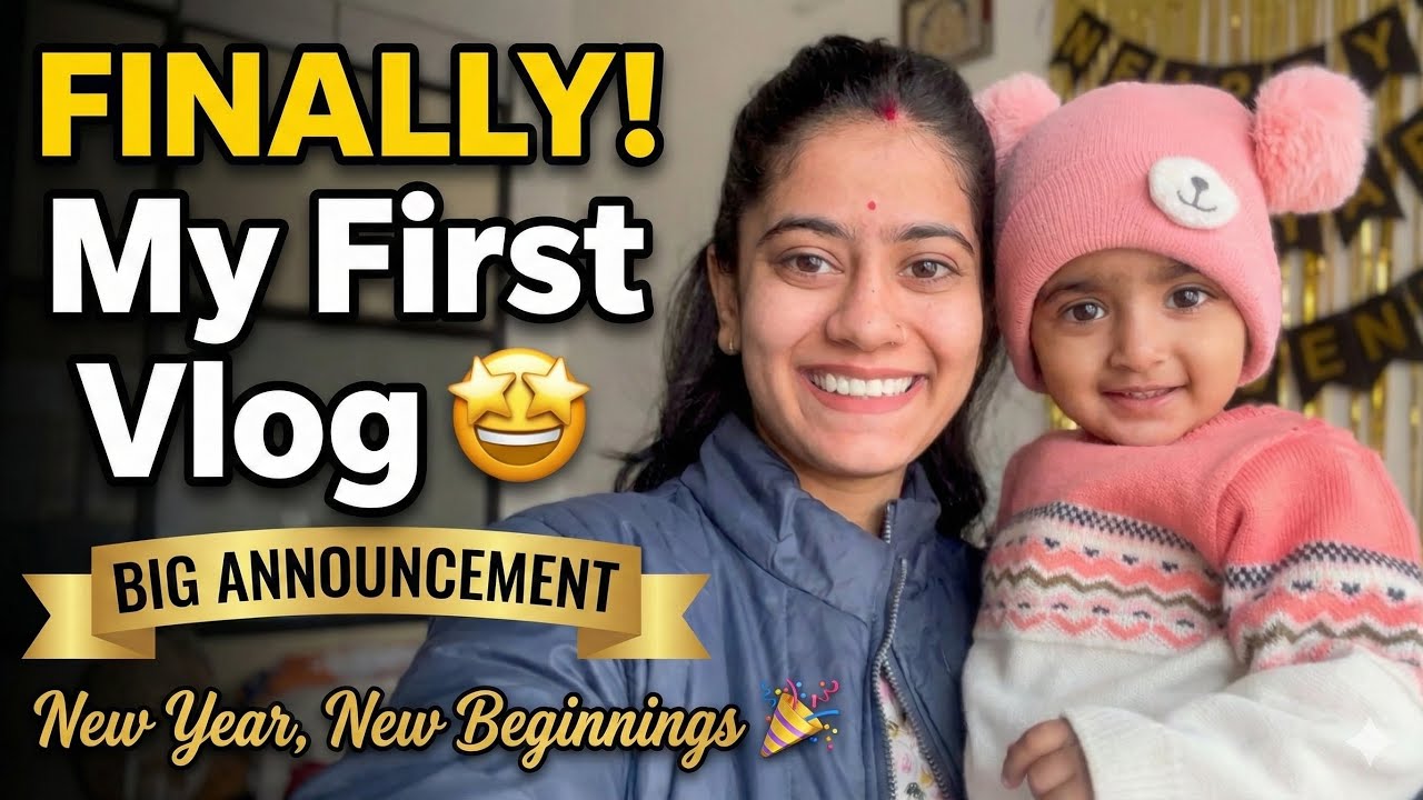 FINALLY! My First Full Vlog 🤩 | New Year, New Beginnings & My Baby ❤️