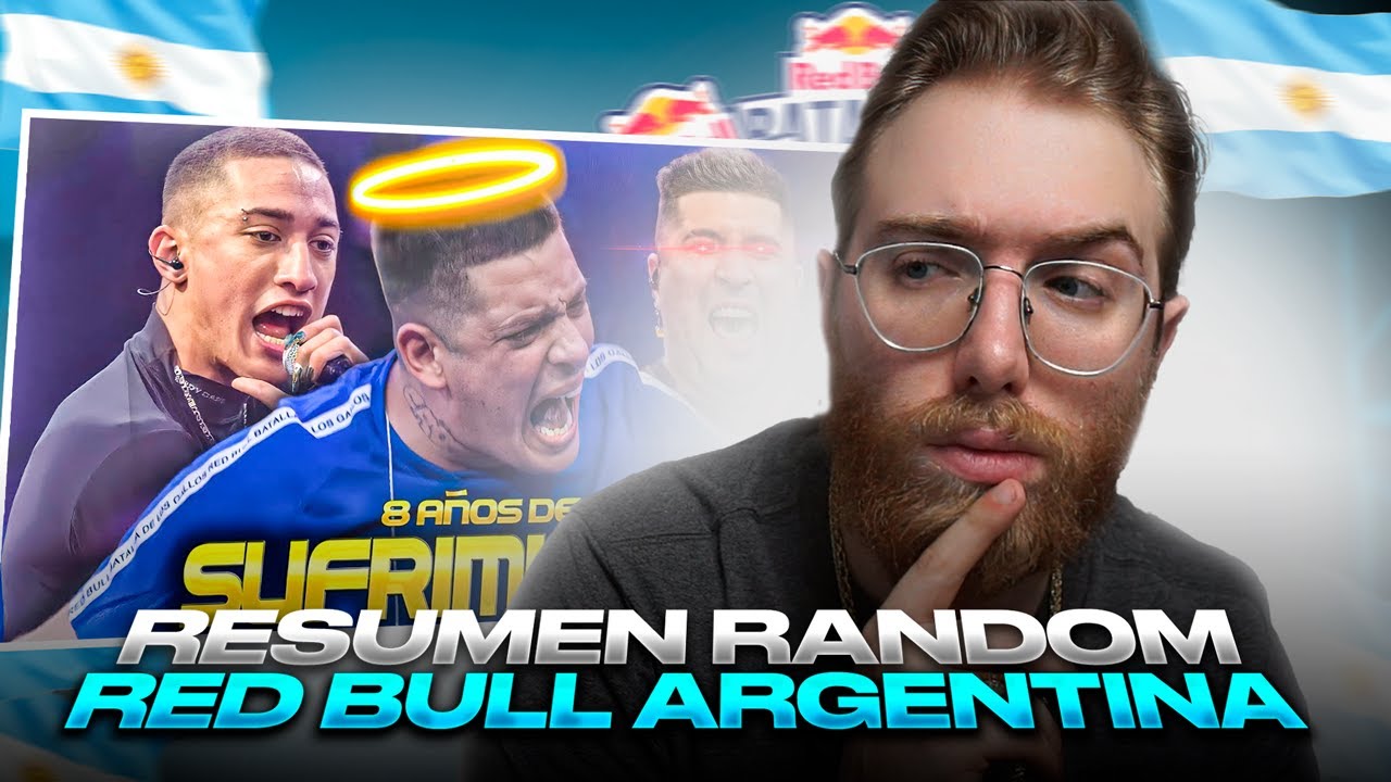 RODRIGO QUESADA REACCIONA AL RESUMEN RANDOM DE RED BULL ARGENTINA POR EL HUMOR DEL FREESTYLE