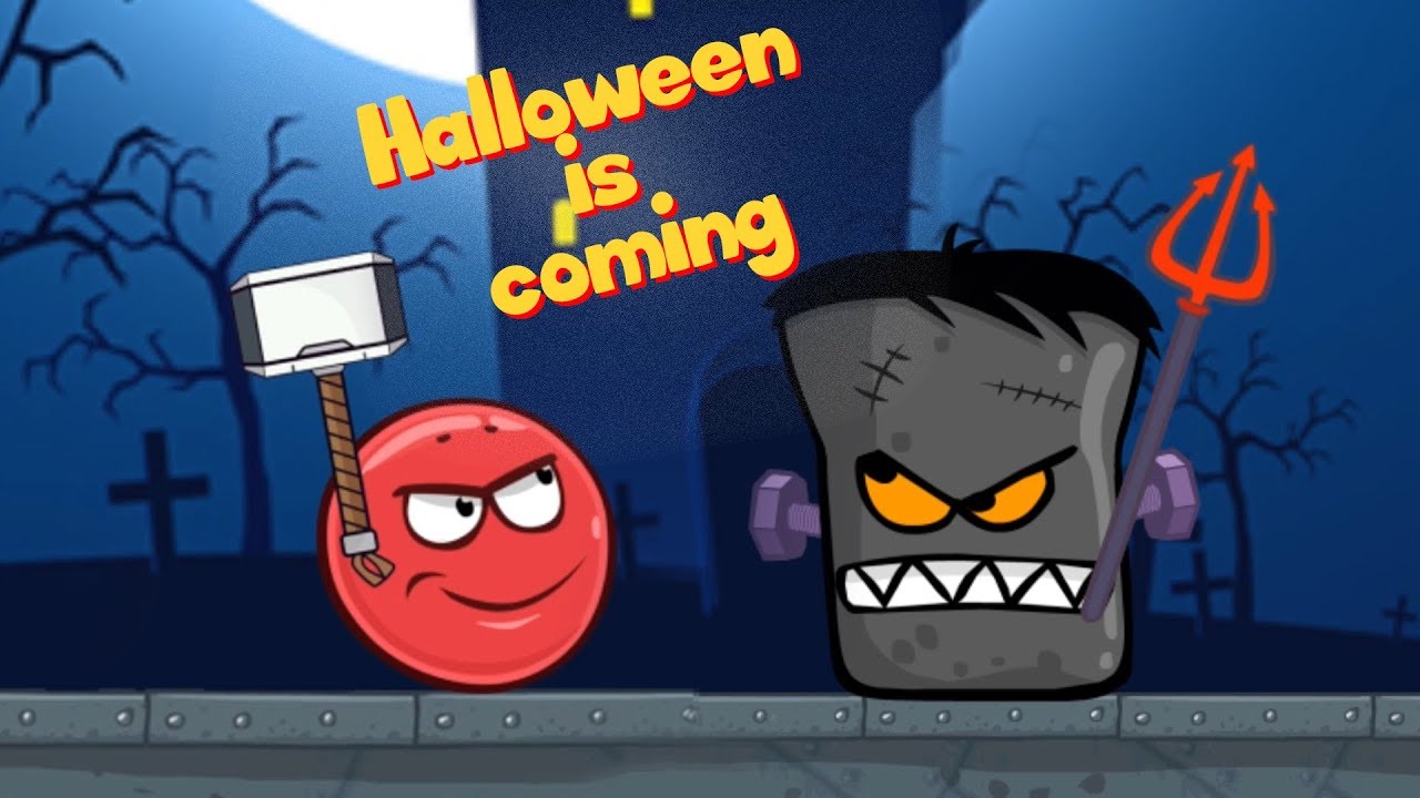 Red Ball 4 Animation Red Ball Hero vs Zombie Boss In Halloween Stage 3