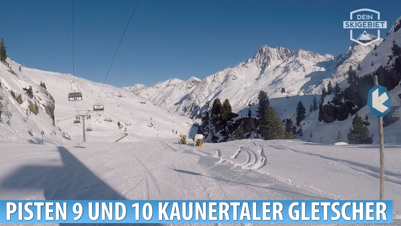 Kaunertaler Gletscher: Pisten an der Ochsenalmbahn