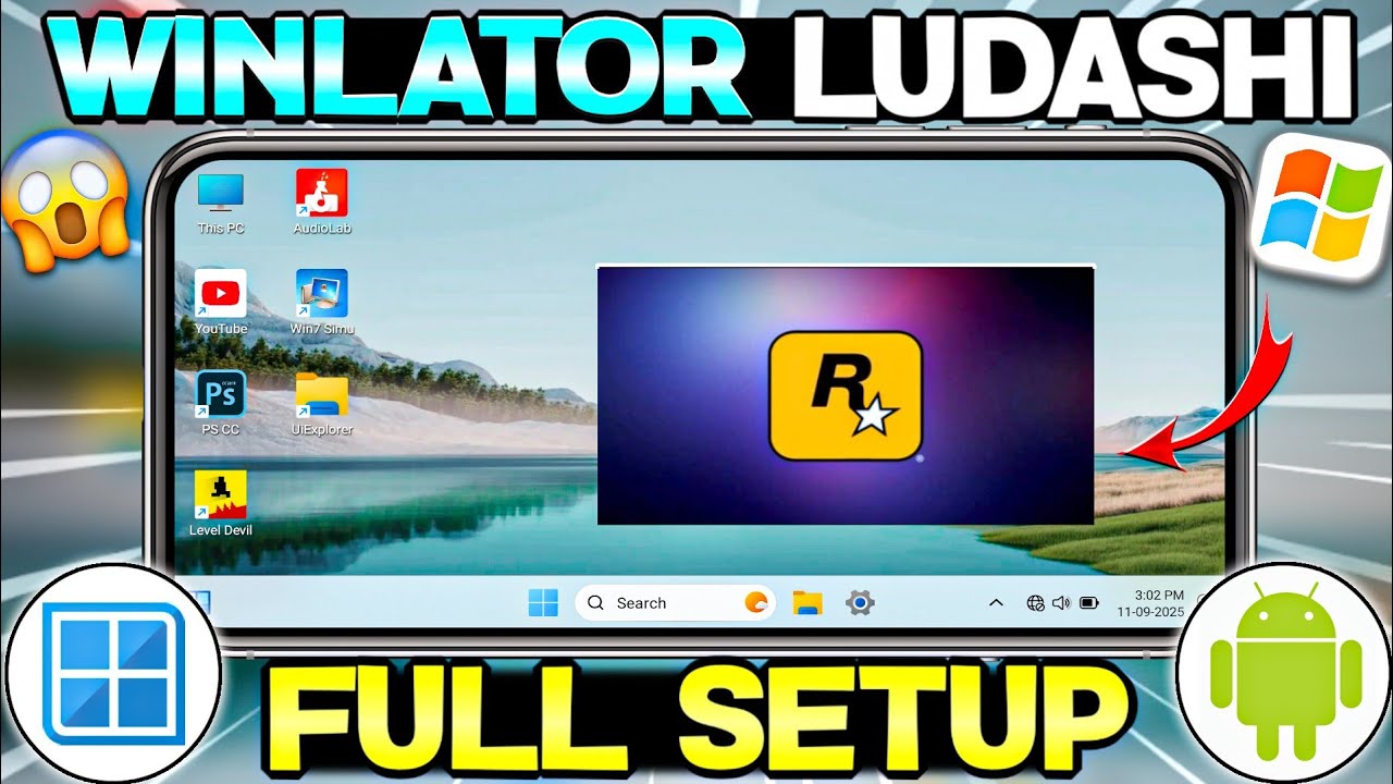 🔥 Winlator Bionic Ludashi V2.9 New Update Full Setup & Best Settings | Massive Performance Boost!