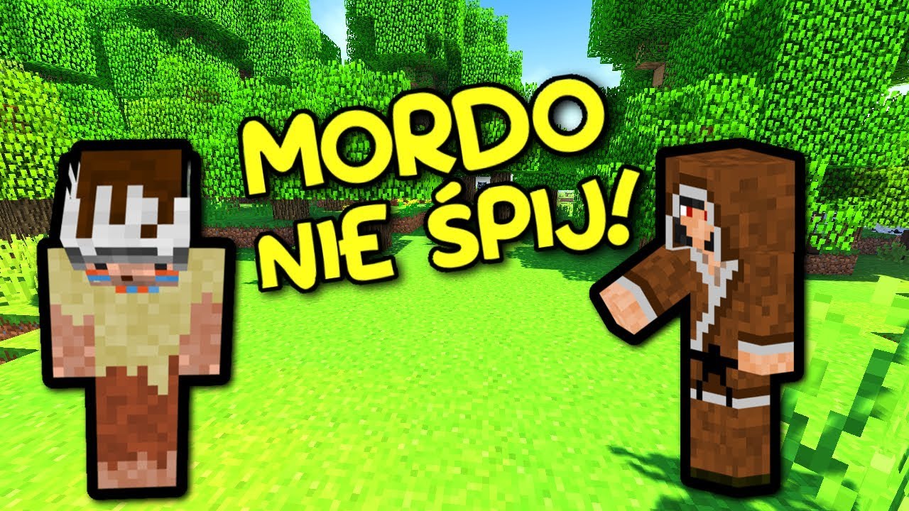 SPAŁ MI NA NAGRANIU - Minecraft Speed Builders Cyfer vs Zio