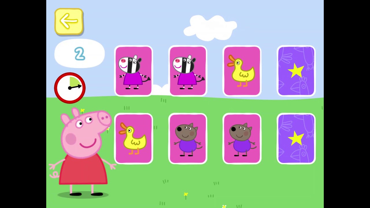 Peppa Pig Flash Card Game