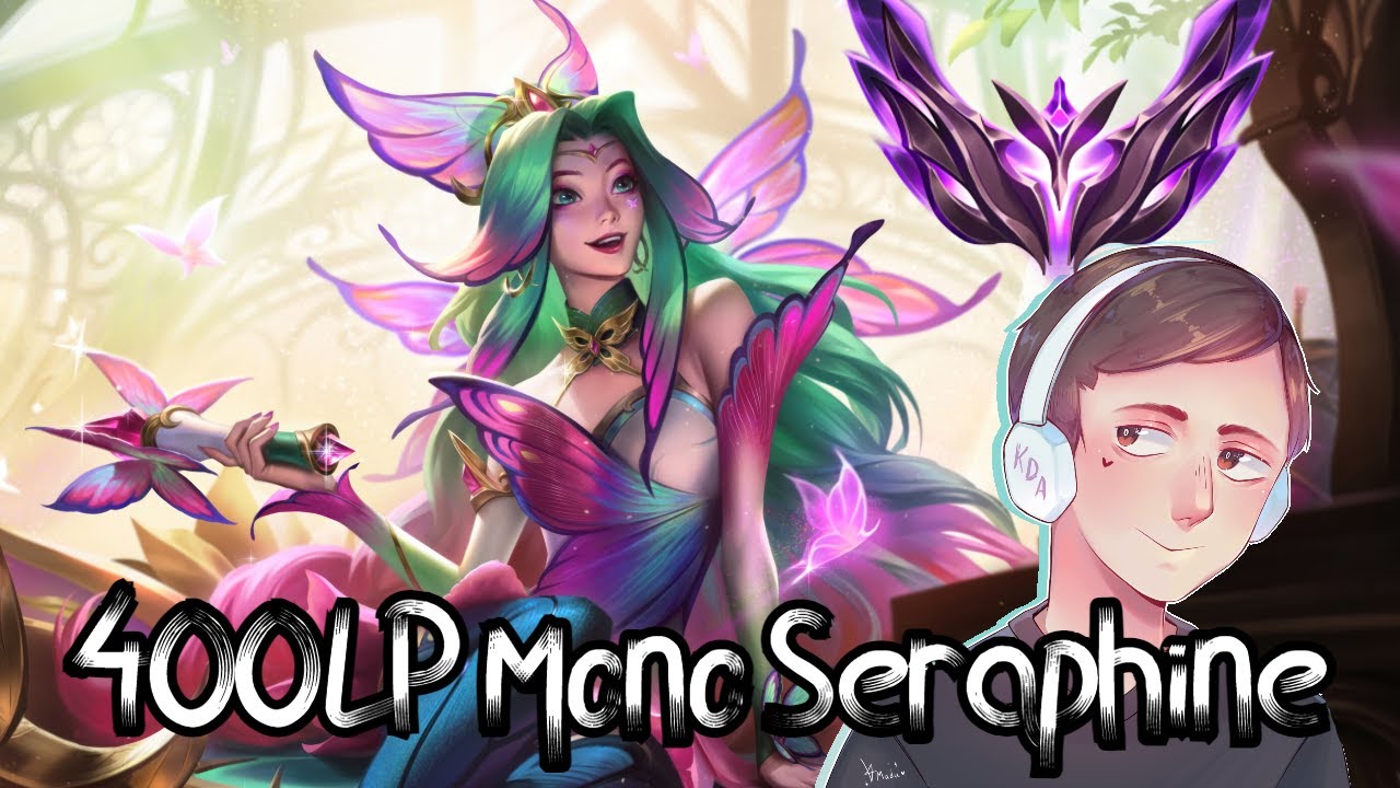 Seraphine carregando yasuo no mestre