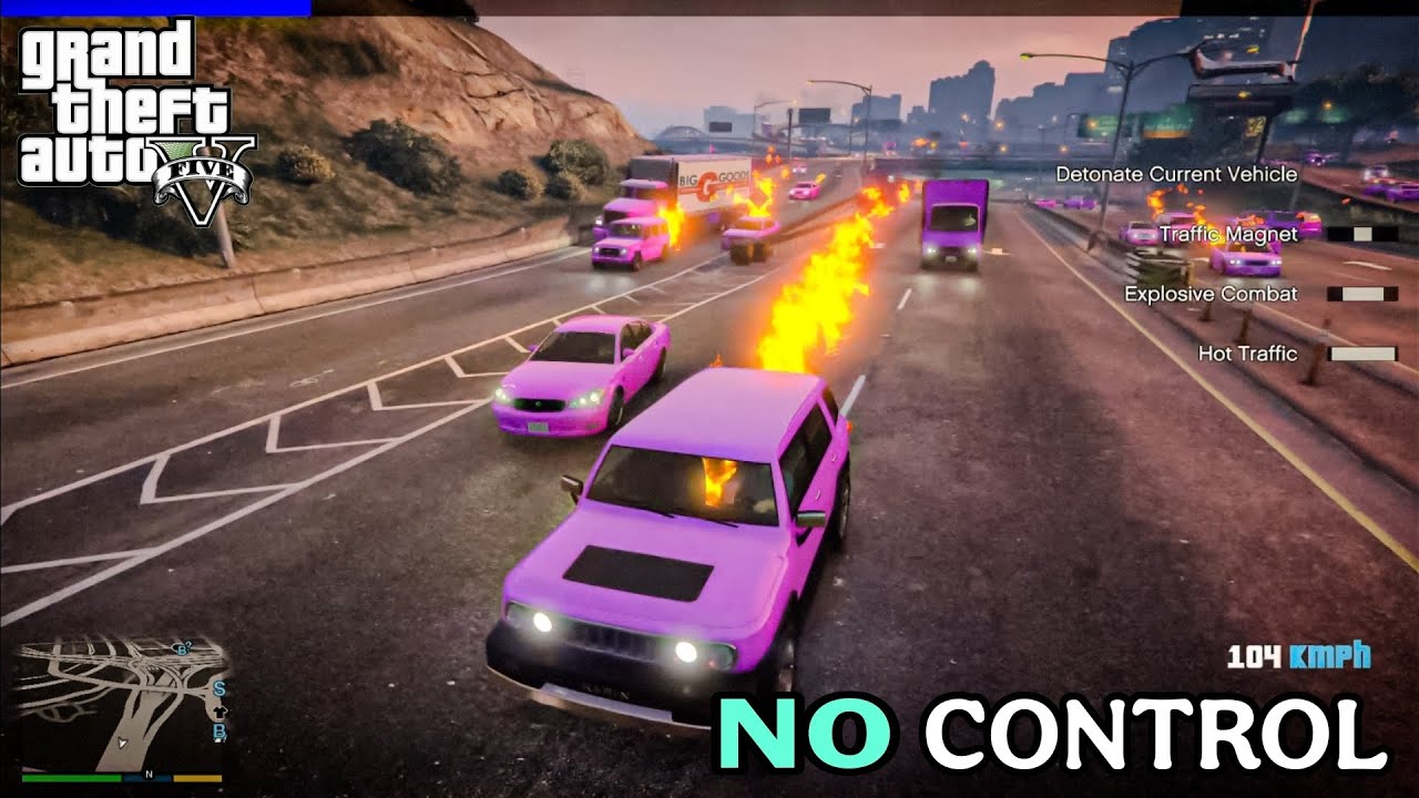 GtA 5 Gets more chaotic every minute (NO COMMENTARY)