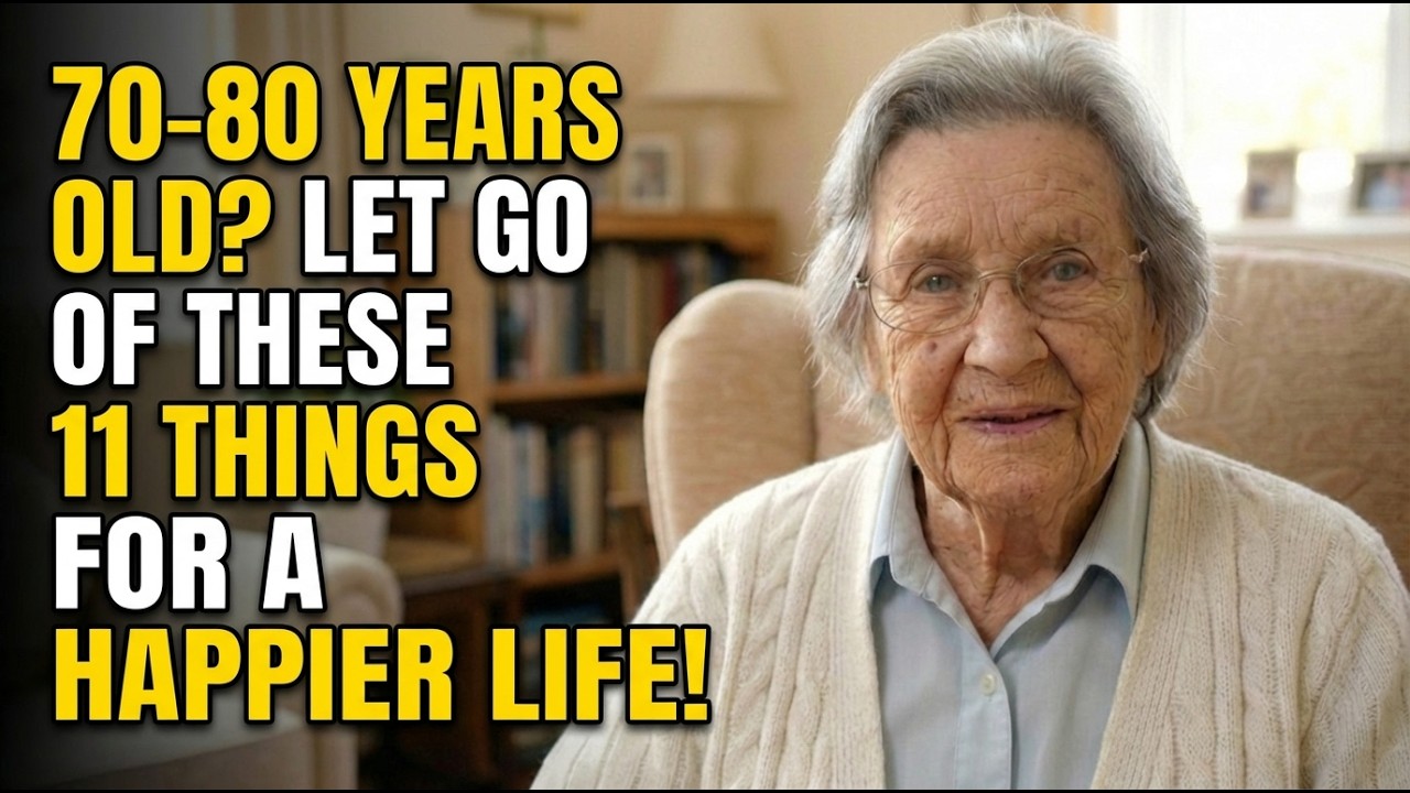 I’m 83. If You Are 70–80 Years Old: 11 Things You Should Let Go of for a Happier Life