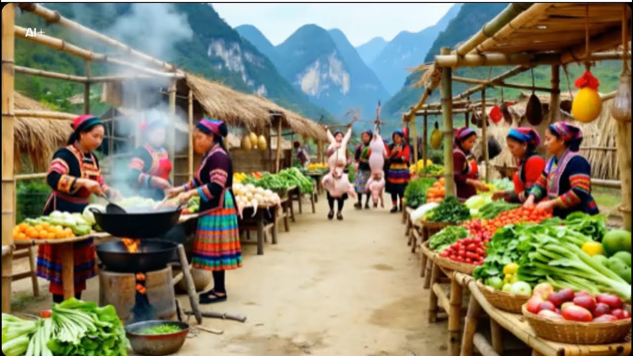 Discover the mystery of the Hmong Pha Long market on the Vietnam-China border,