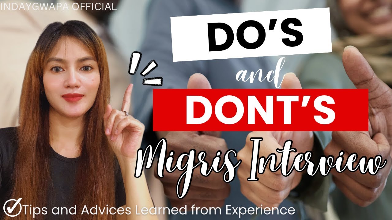 MIGRIS INTERVIEW DO’S and DON’TS || LITHUANIA APPLICATION