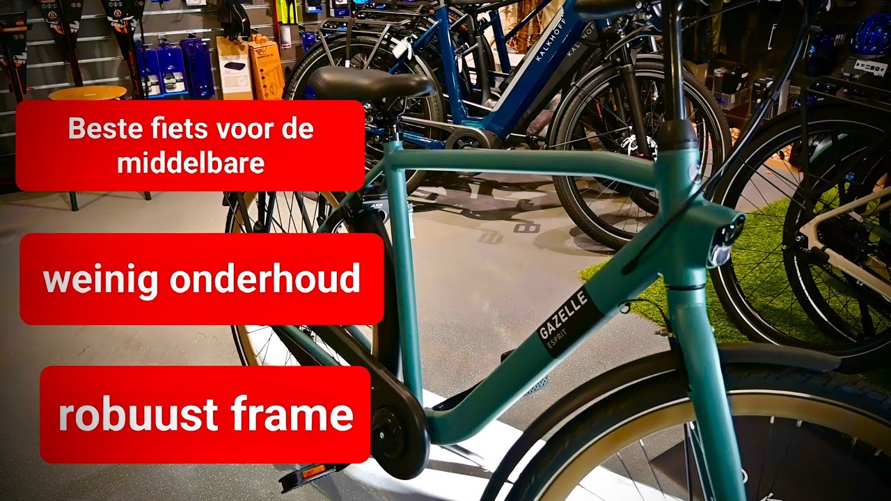Dit is de  beste fiets voor de middelbare school! Gazelle esprit/gazelle esprit belt.