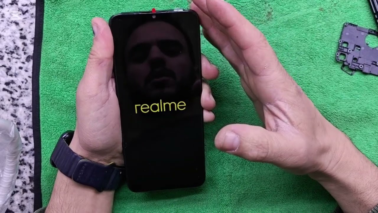How to change screen LCD realme c25y /c21y طريقة سهلة كيفية تغيير واستبدال شاشة ريالمي c21y c25 y 