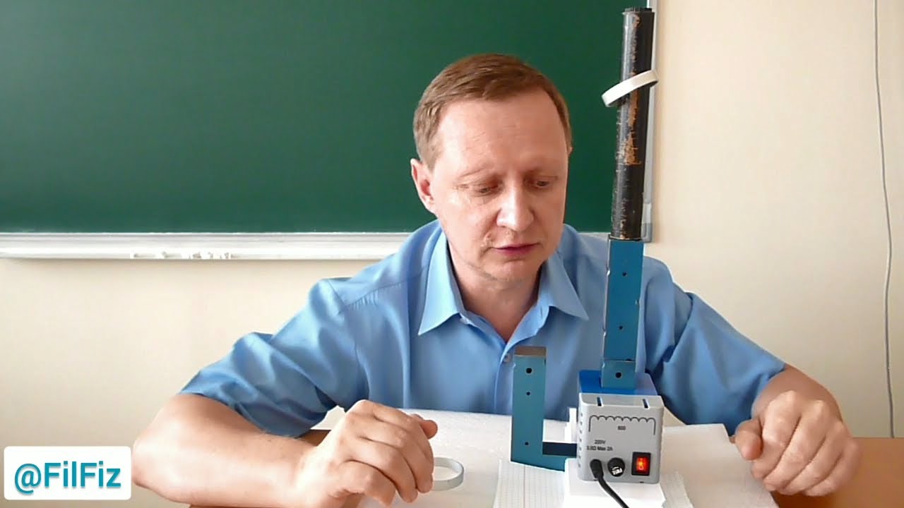 Опыт с кольцом и трансформатором