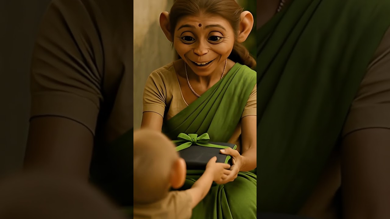 Poor little monkey and his sister. A touching story 😭 ❤️
