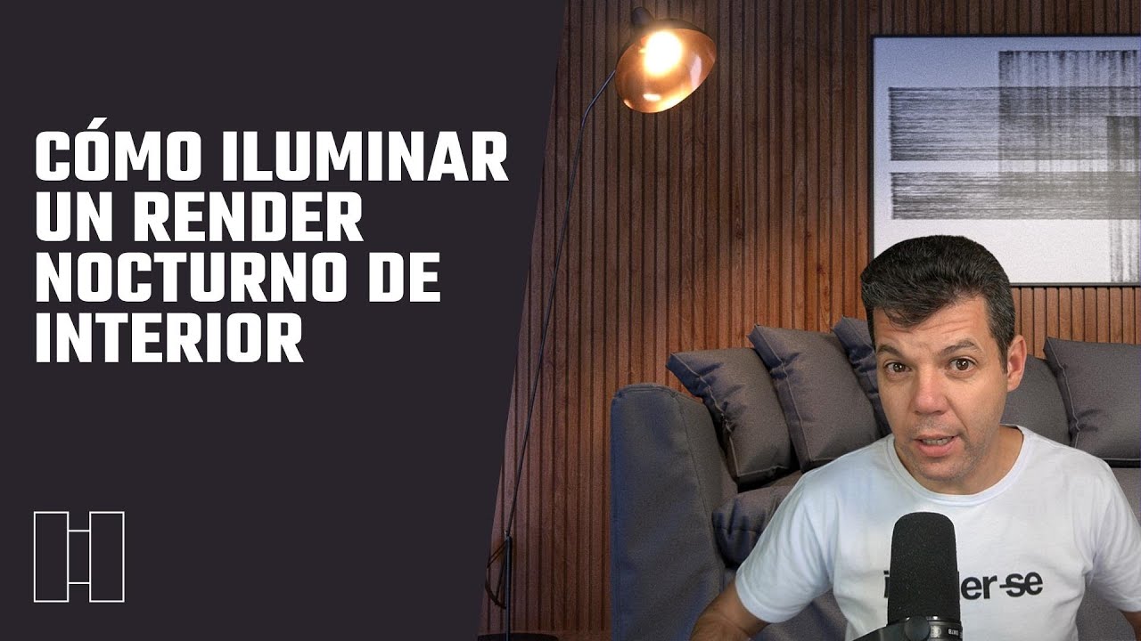 Cómo iluminar un render nocturno de interior