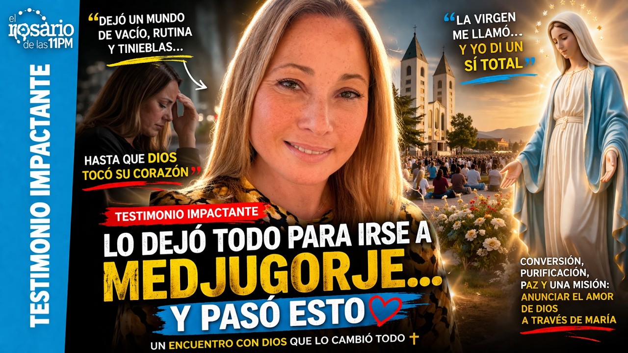 Testimonio impactante 📌 Lo dejó TODO para irse a Medjugorje… y pasó esto