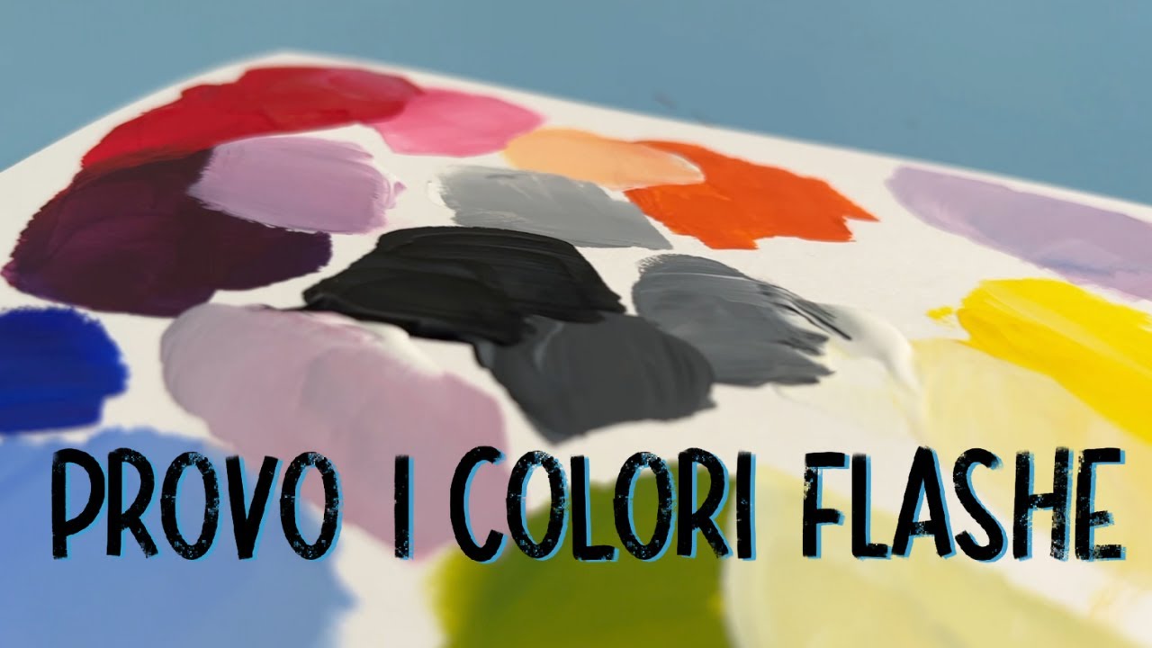 Provo i colori Flashe Lefranc Bourgeois e realizzo un’illustrazione