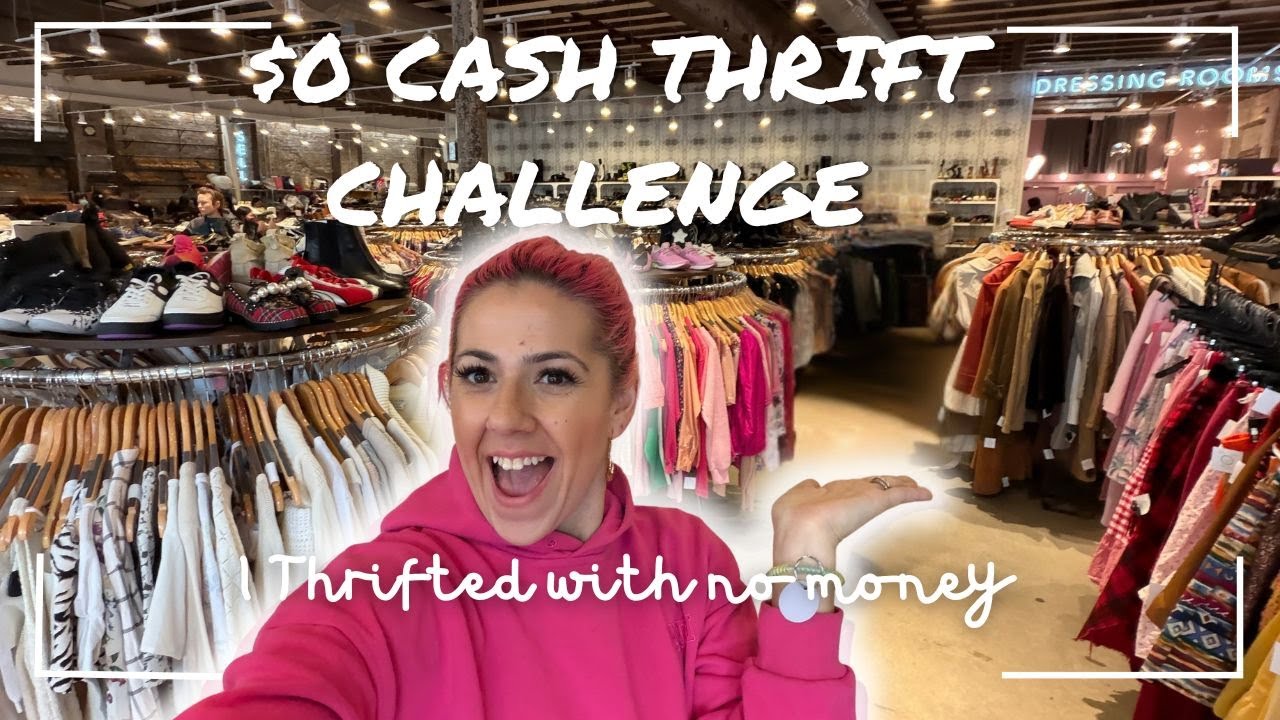 I Went Thrifting in NYC With $0 Cash (Buy Sell Trade Challenge) and came out designer PRADA and more