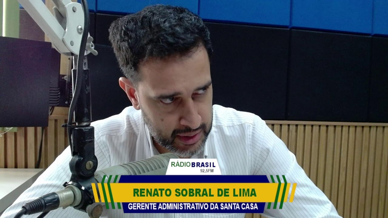 Entrevista com  Renato Sobral de Lima,gerente Administrativo da Santa Casa.