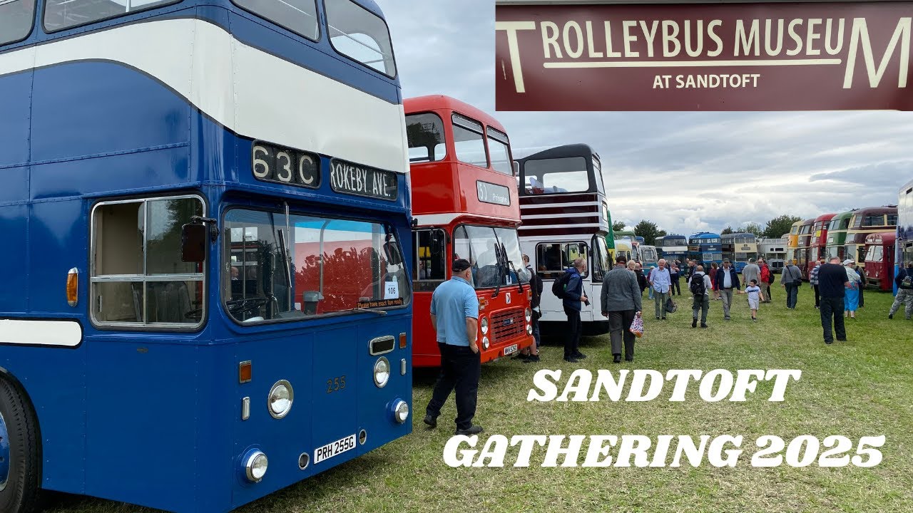 Sandtoft Gathering  2025 Event Open Day browse @The Trolleybus Museum Sandtoft Doncaster #bus