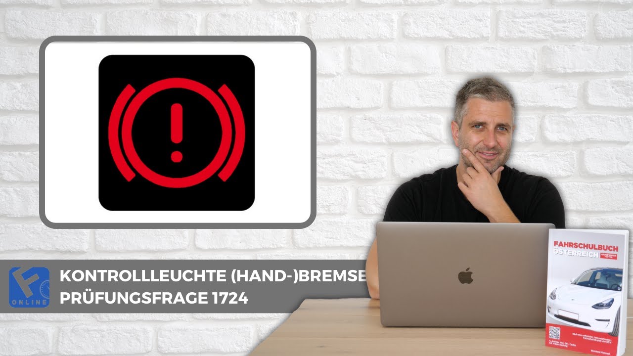 KONTROLLLEUCHTE (HAND)BREMSE I PRÜFUNGSFRAGE 1724