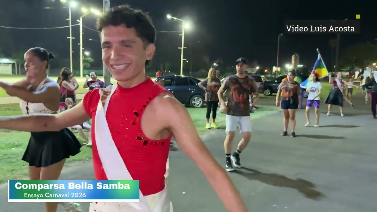 Comparsa Bella Samba Presentacion Samba Enredo 2026 y Ensayo General