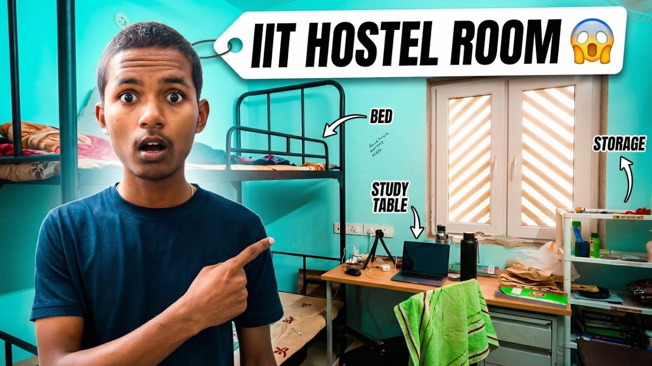 IIT Jodhpur Hostel Room Tour 😱 | Reality of IIT Hostel Life