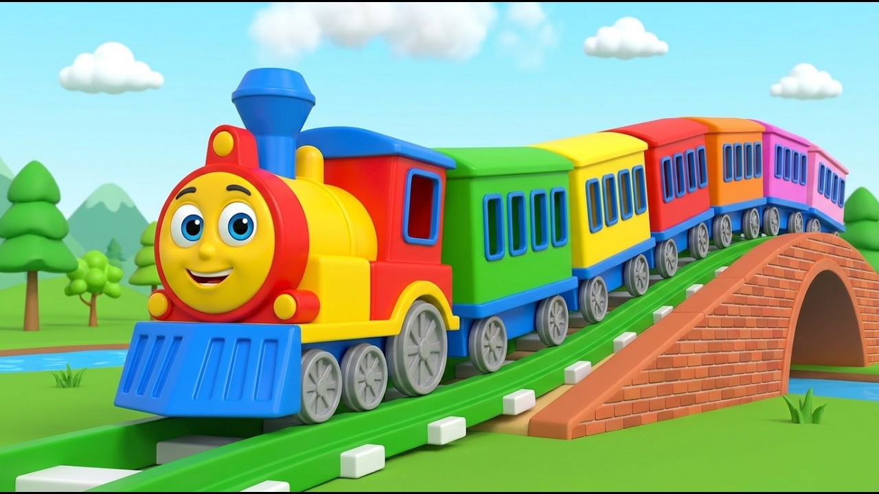 Chu Chu Train Cartoon Video for Kids Fun | Train Cartoon - Train Videos | Choo Choo Train Kids Video