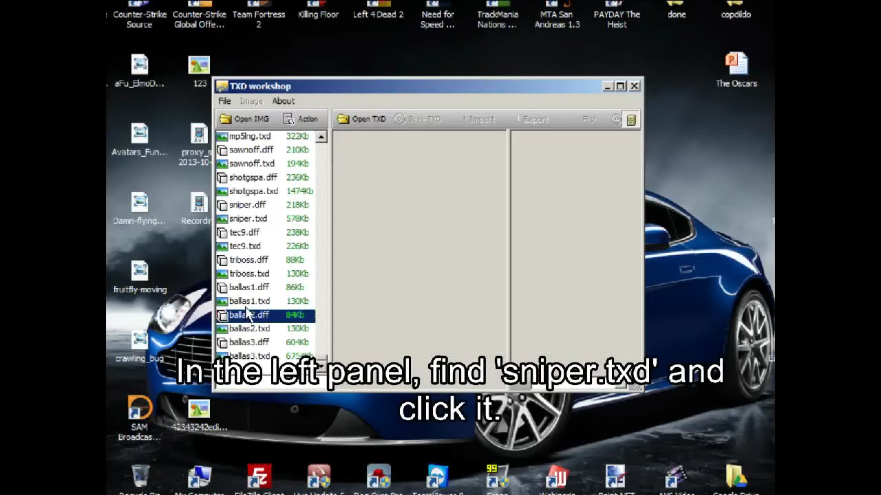 How to change your sniper crosshair in GTA San Andreas