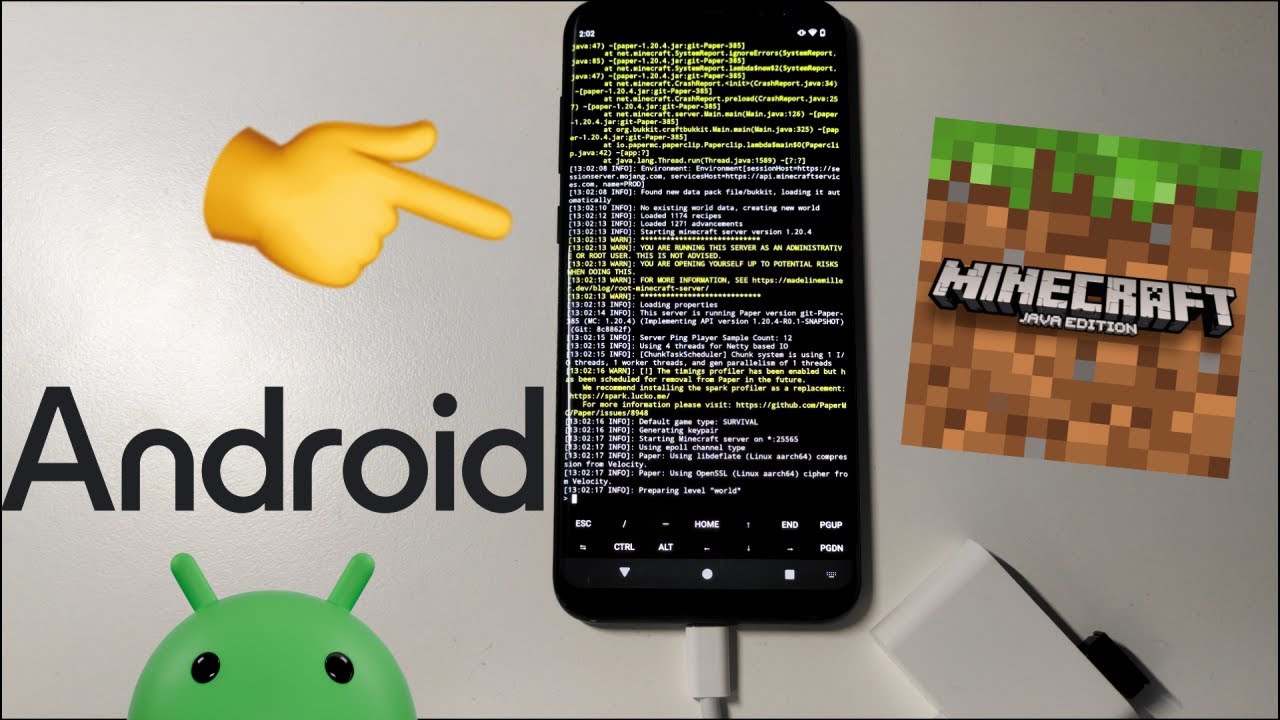 Running a Minecraft Server on android