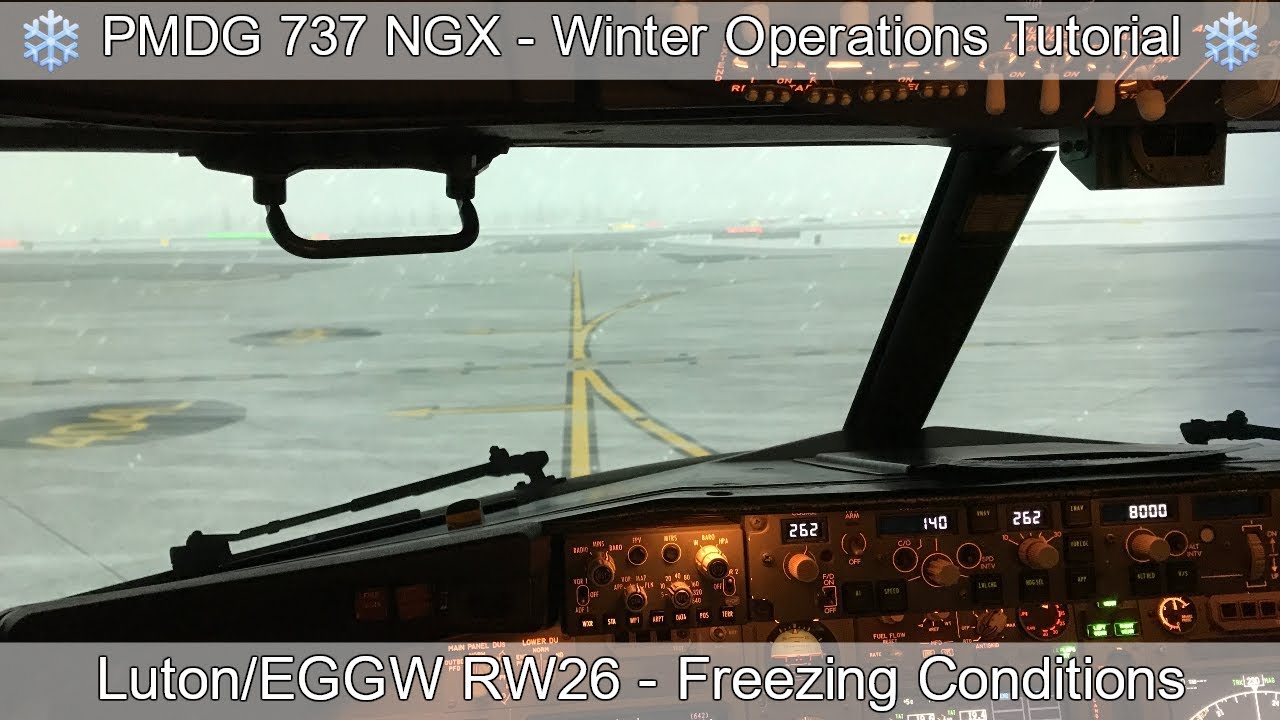 PMDG 737 | Учебное пособие по зимним операциям от настоящего пилота 737