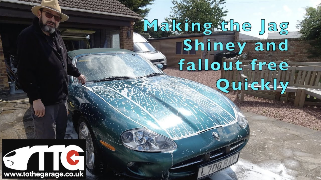 Fallout remover and meguairs hybrid ceramic wax on my Jaguar XK8