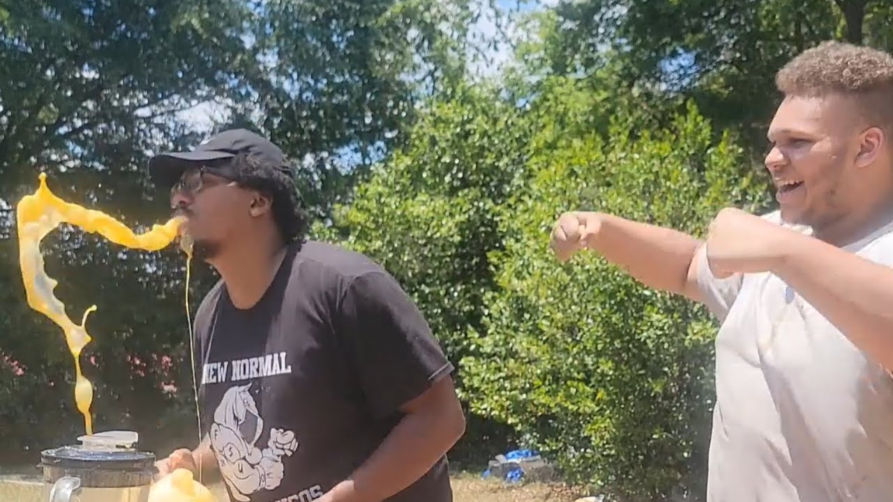 100 raw eggs challenge