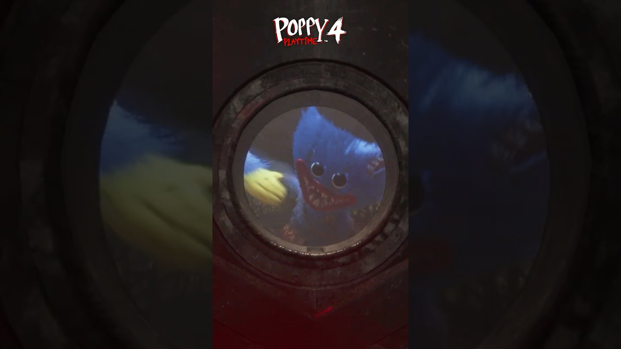 Poppy Playtime, глава 4, катсцена Huggy Wuggy