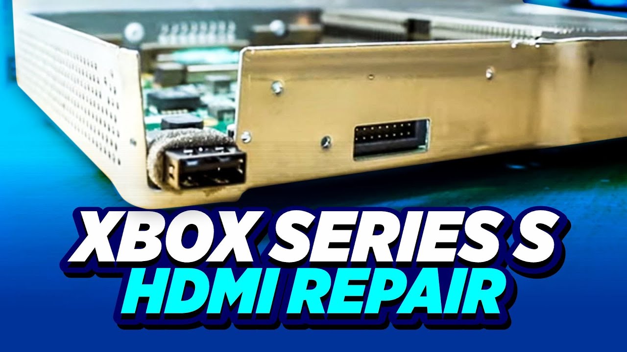 Операция на Xbox Series S: подробное руководство по замене порта HDMI